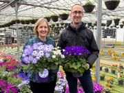 Sarah Squire, Chairman with Oliver Turner, General Manager – Barnsfold  Liss